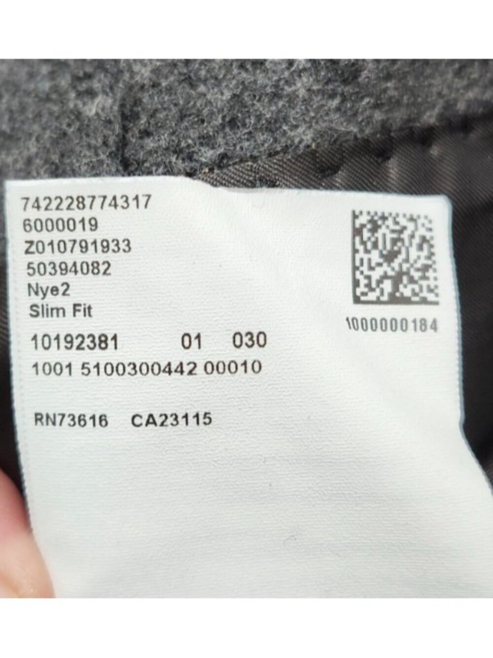 Hugo Boss Cashmere Wool Coat Mens 38R Gray Slim Fit Overcoat Luxury - Picture 11 of 15
